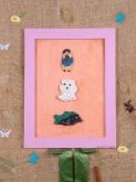 Quadro Infantil de Papel Machê