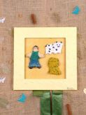Quadro Infantil de Papel Machê