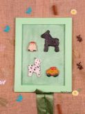 Quadro Infantil de Papel Machê